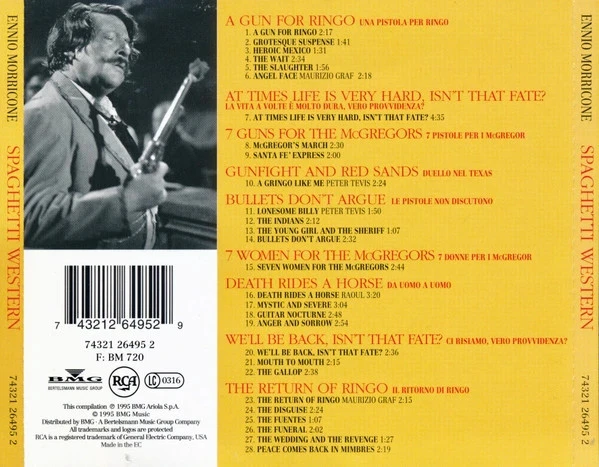 CD Ennio Morricone "Spaghetti Western" – photo 2